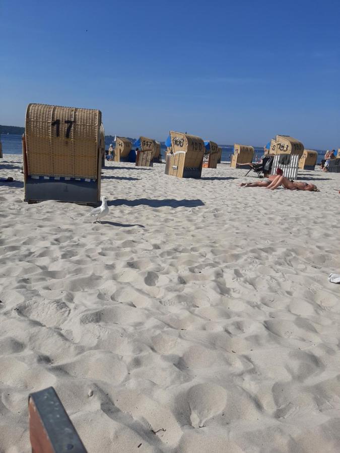 Penthouse Ferienwohnung Auszeit, Gerne Mit Hund, Wlan Inkl. Laboe Luaran gambar