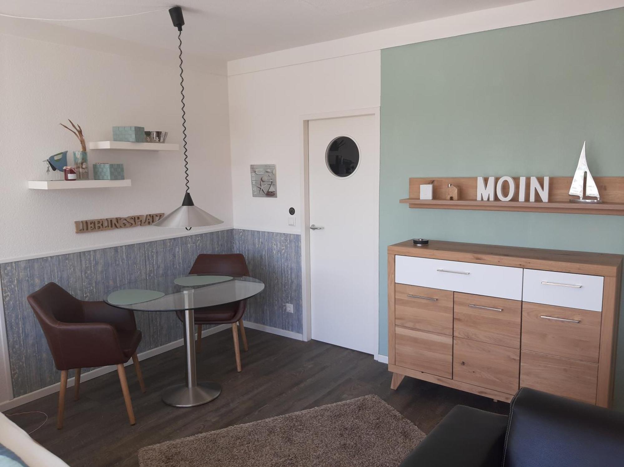 Penthouse Ferienwohnung Auszeit, Gerne Mit Hund, Wlan Inkl. Laboe Luaran gambar