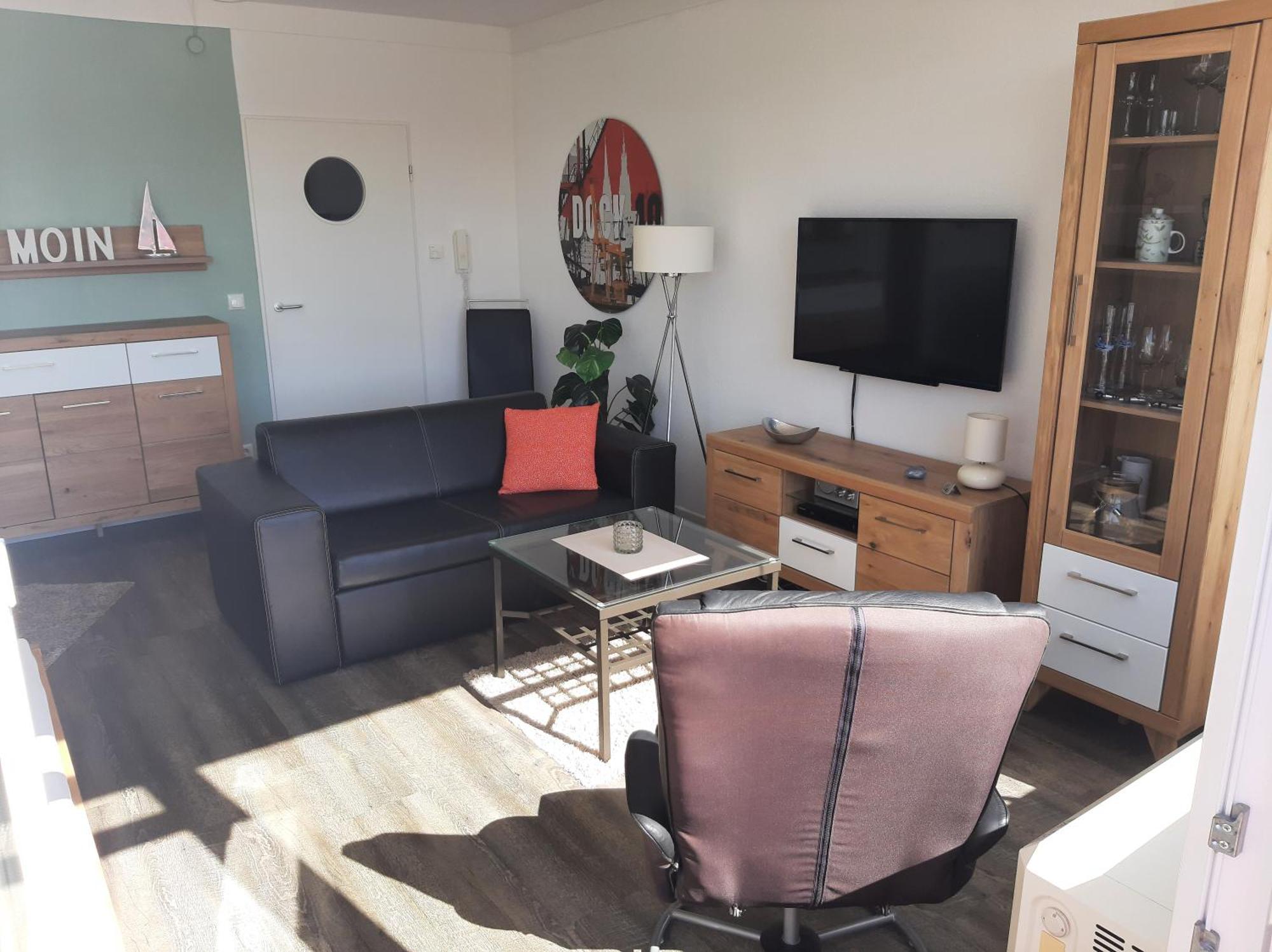 Penthouse Ferienwohnung Auszeit, Gerne Mit Hund, Wlan Inkl. Laboe Luaran gambar
